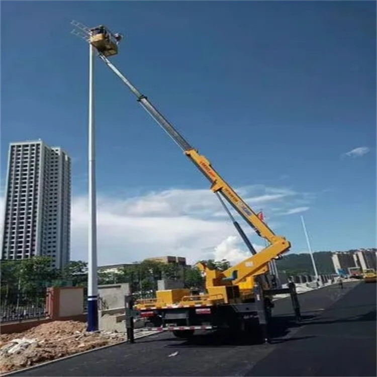 鹿邑维修路灯的曲臂升降车出租