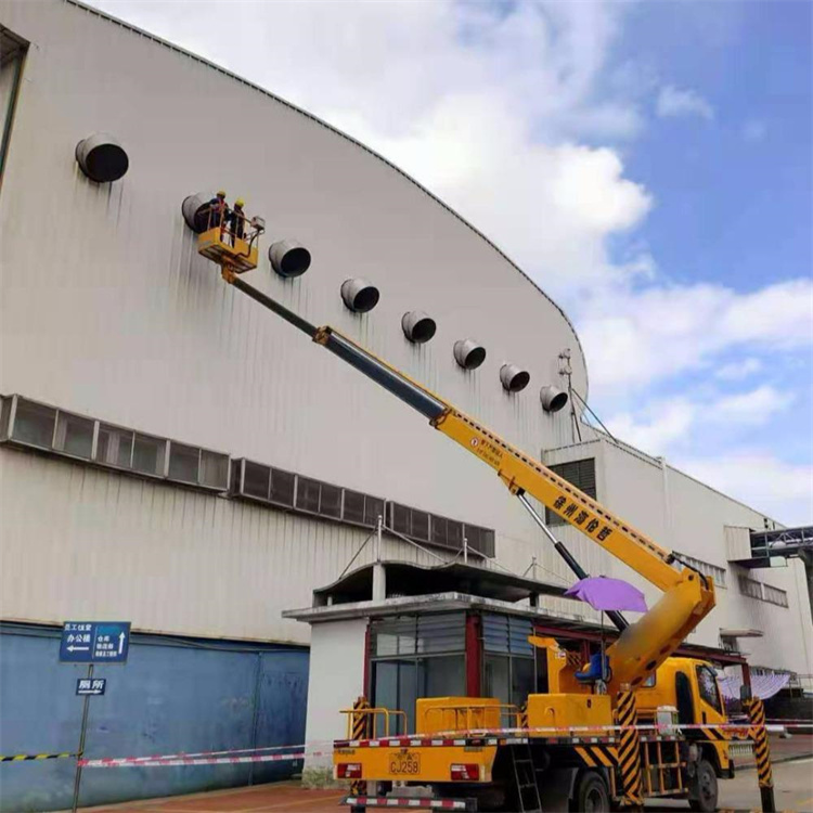 鹿邑高空作业车出租服务：专业广告牌安装解决方案